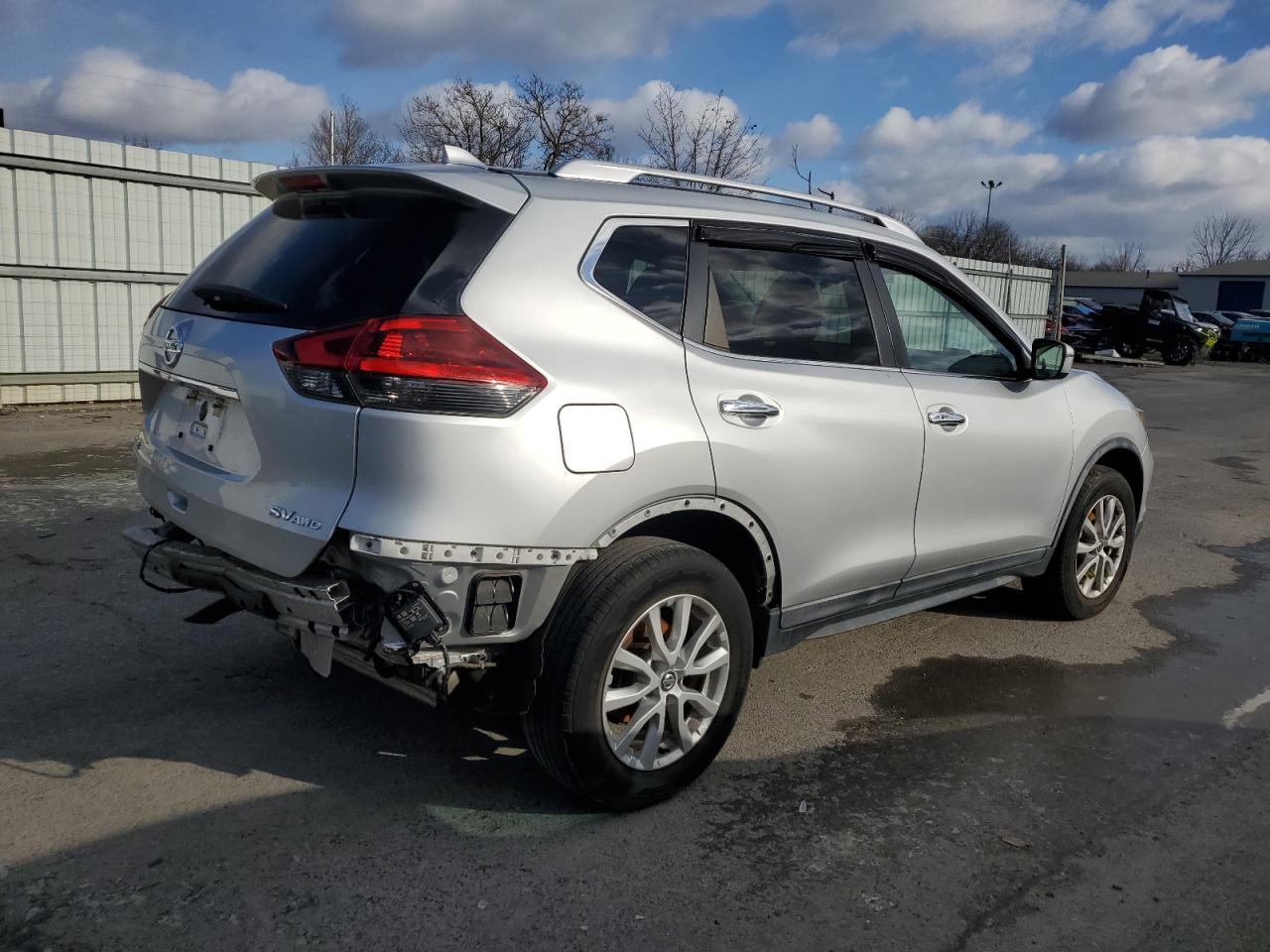2018 Nissan Rogue VIN KNMAT2MV4JP560013 Copart auction photo, rear end damage thumbnail 3