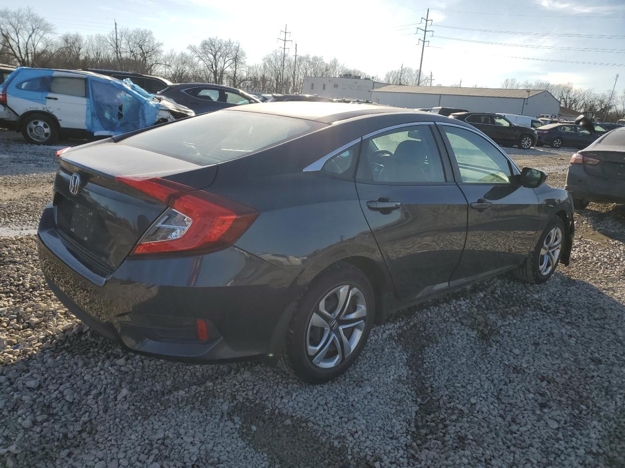 2016 Honda Civic VIN 19XFC2F5XGE071496 Copart auction photo, front end damage thumbnail 3