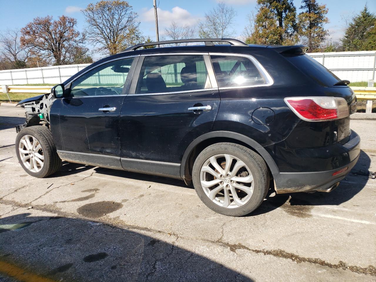2011 Mazda CX-9 VIN JM3TB3DA2B0313413 Copart auction photo, front end / side damage thumbnail 2