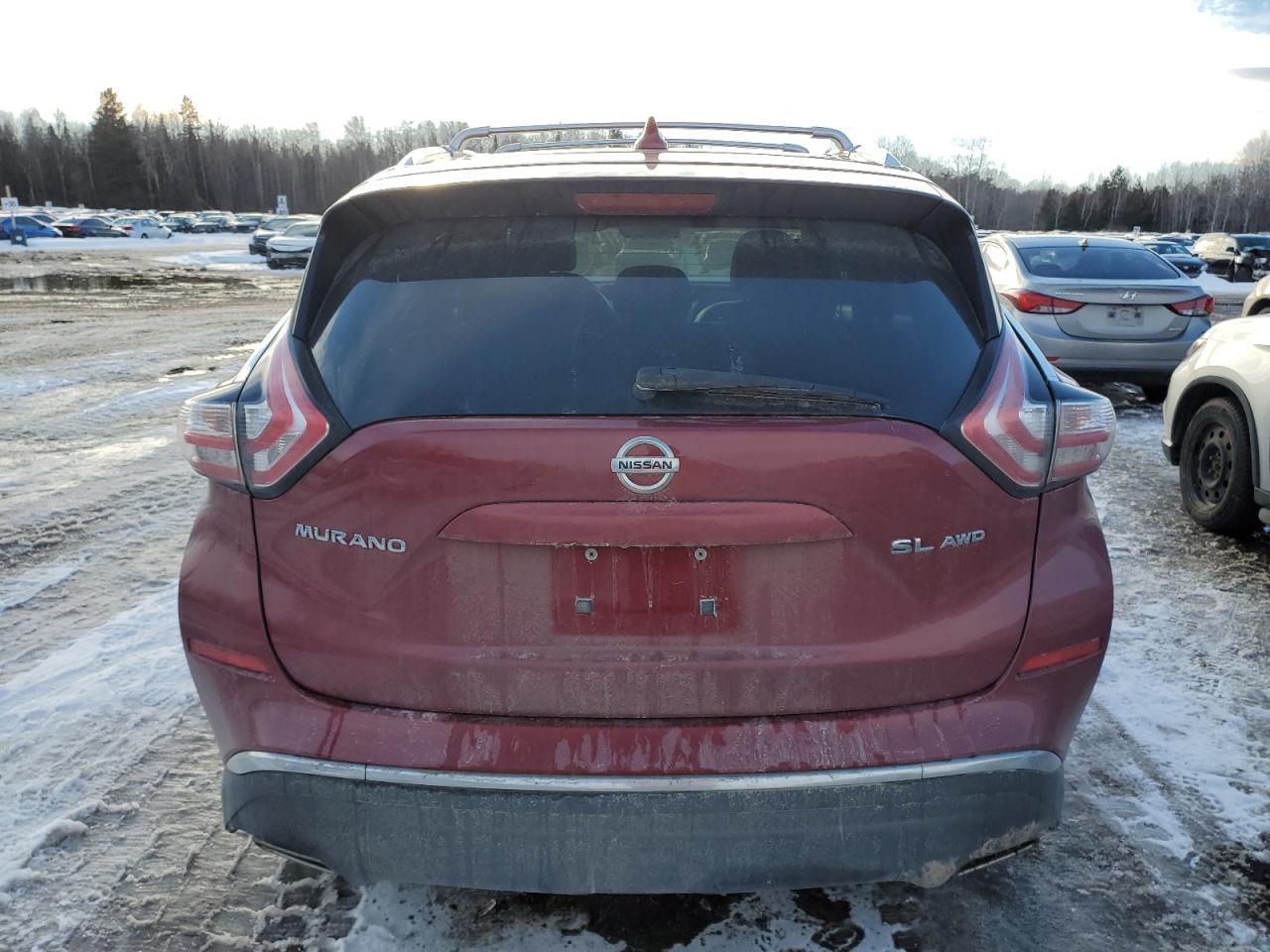 2017 Nissan Murano VIN 5N1AZ2MH2HN179478 Copart auction photo, front end / undercarriage damage thumbnail 6