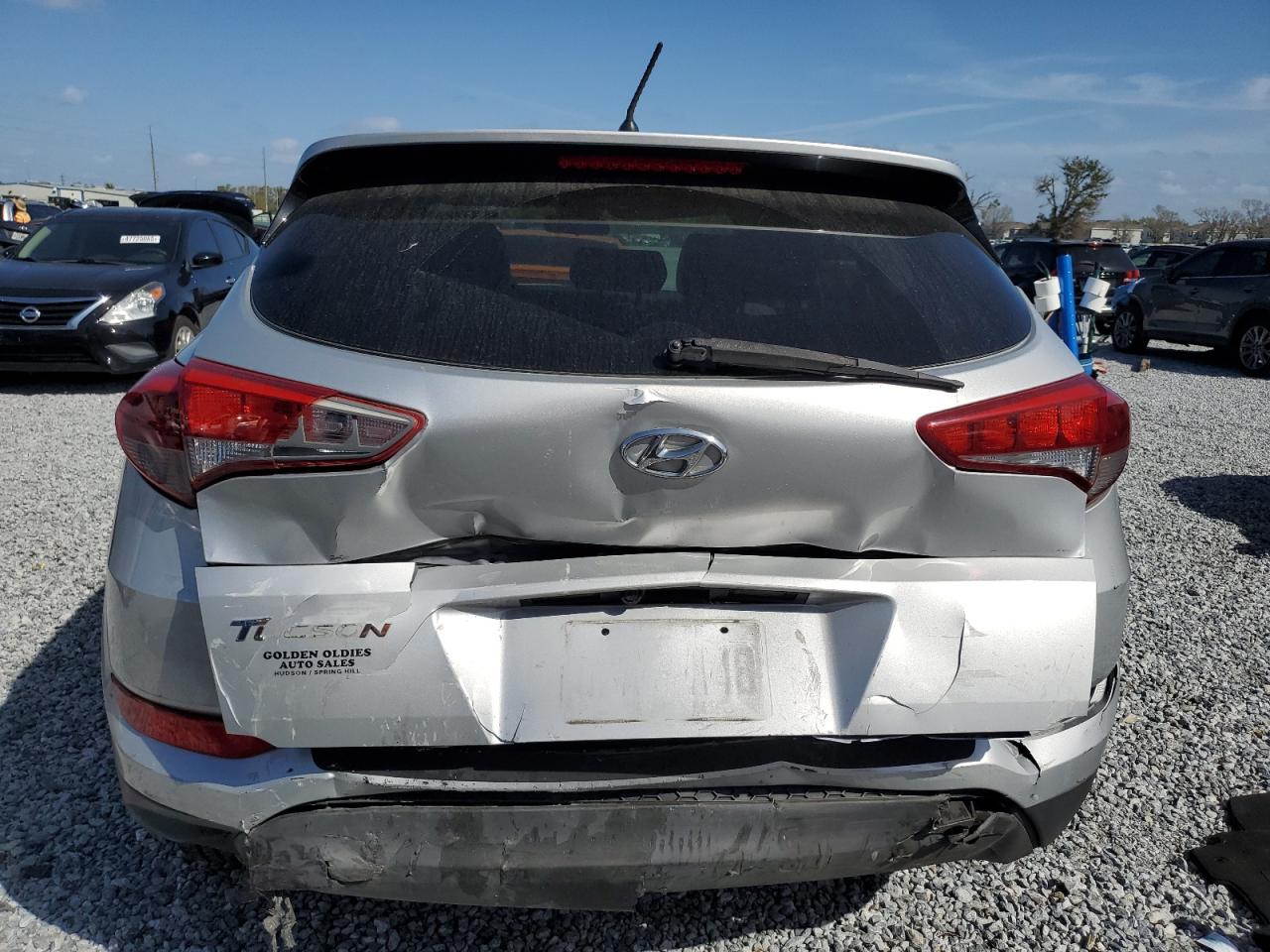 2018 Hyundai Tucson VIN KM8J23A40JU666928 Copart auction photo, rear end / front end damage thumbnail 6