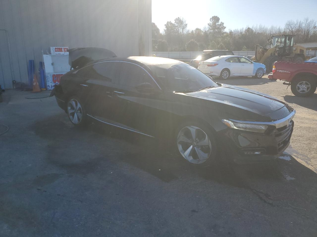 2018 Honda Accord VIN 1HGCV1F94JA208342 Copart auction photo, rear end / front end damage thumbnail 4
