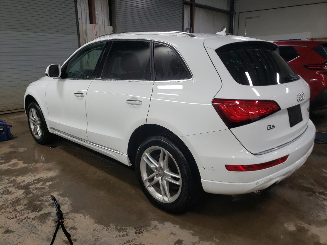 2016 Audi Q5 VIN WA1L2AFP3GA042307 Copart auction photo, side / rear end damage thumbnail 2