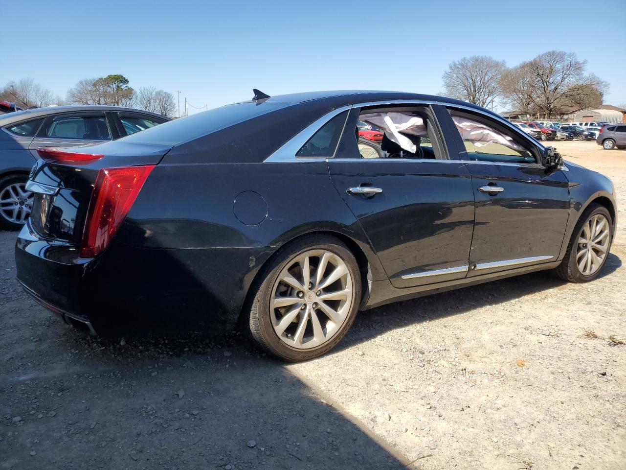 2014 Cadillac XTS VIN 2G61M5S38E9118715 Copart auction photo, side / front end damage thumbnail 3