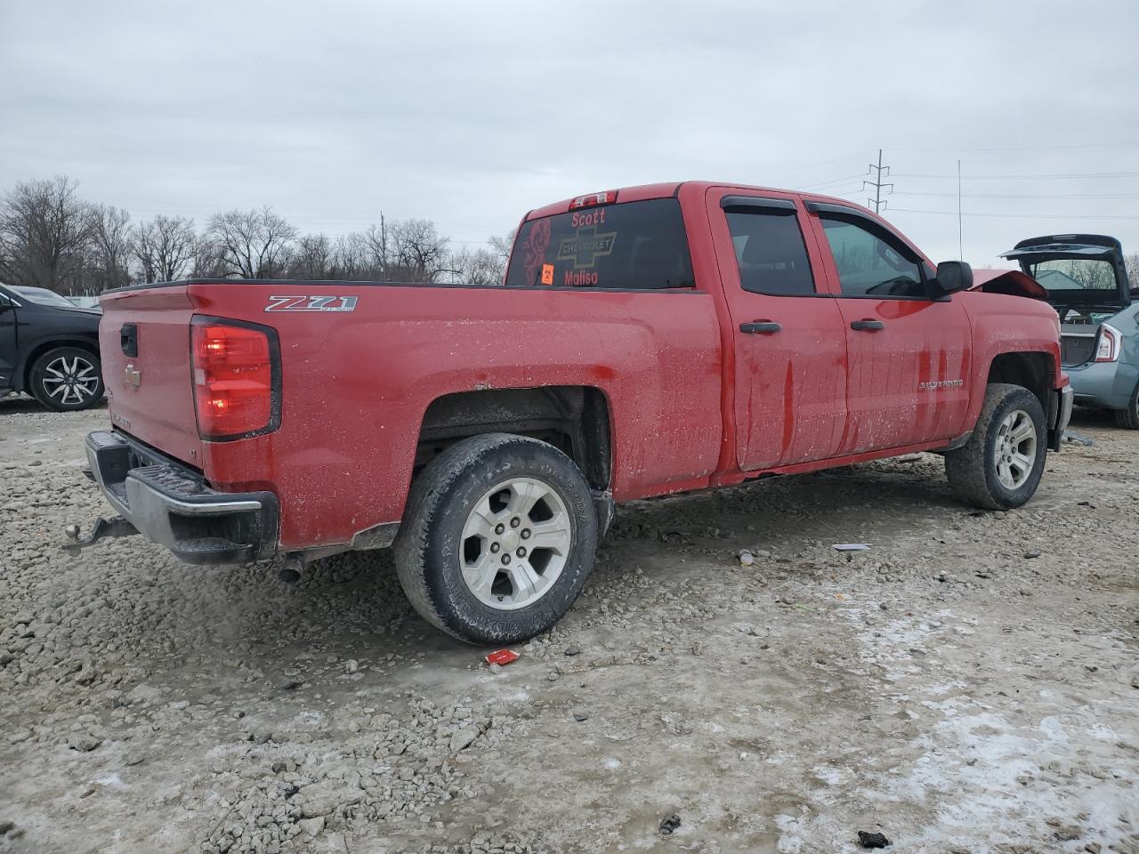2014 Chevrolet Silverado VIN 1GCVKREC9EZ278244 Copart auction photo, front end damage thumbnail 3