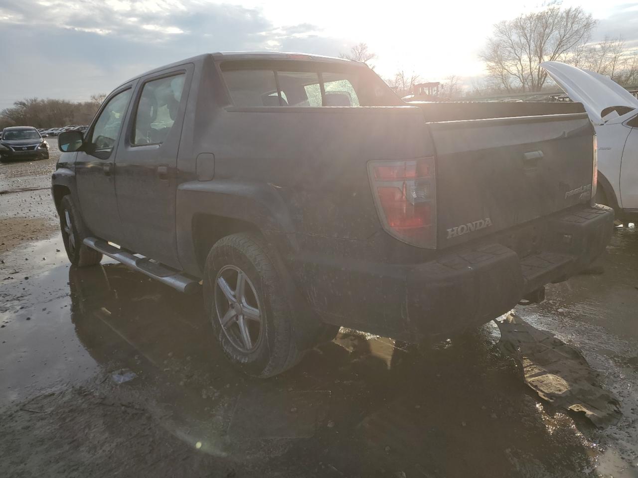 2013 Honda Ridgeline VIN 5FPYK1F20DB017746 Copart auction photo, front end / rear end damage thumbnail 2