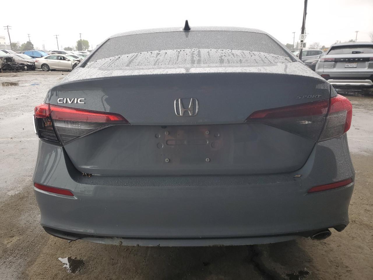 2022 Honda Civic VIN 2HGFE2F54NH519633 Copart auction photo, front end / rear end damage thumbnail 6