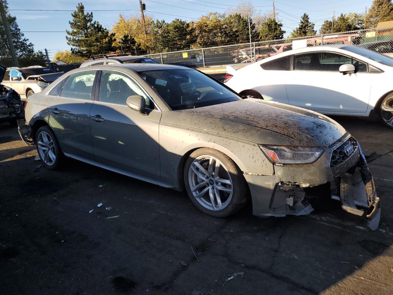 2023 Audi A4 VIN WAUEAAF40PN001646 Copart auction photo, all over / undercarriage damage thumbnail 4