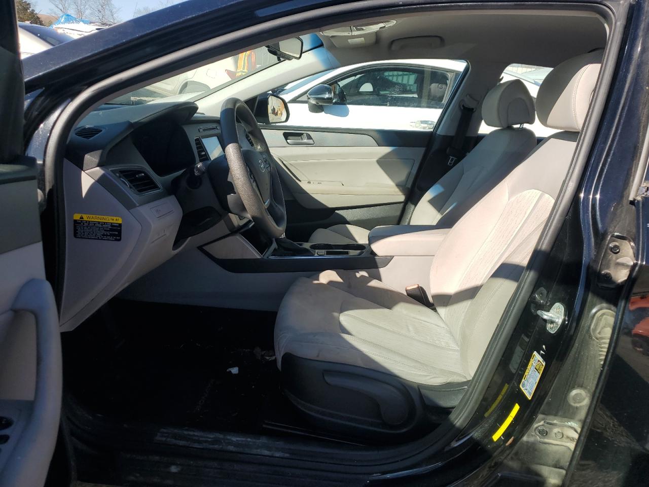 2017 Hyundai Sonata VIN KMHE24L15HA060045 Copart auction photo, side damage thumbnail 7