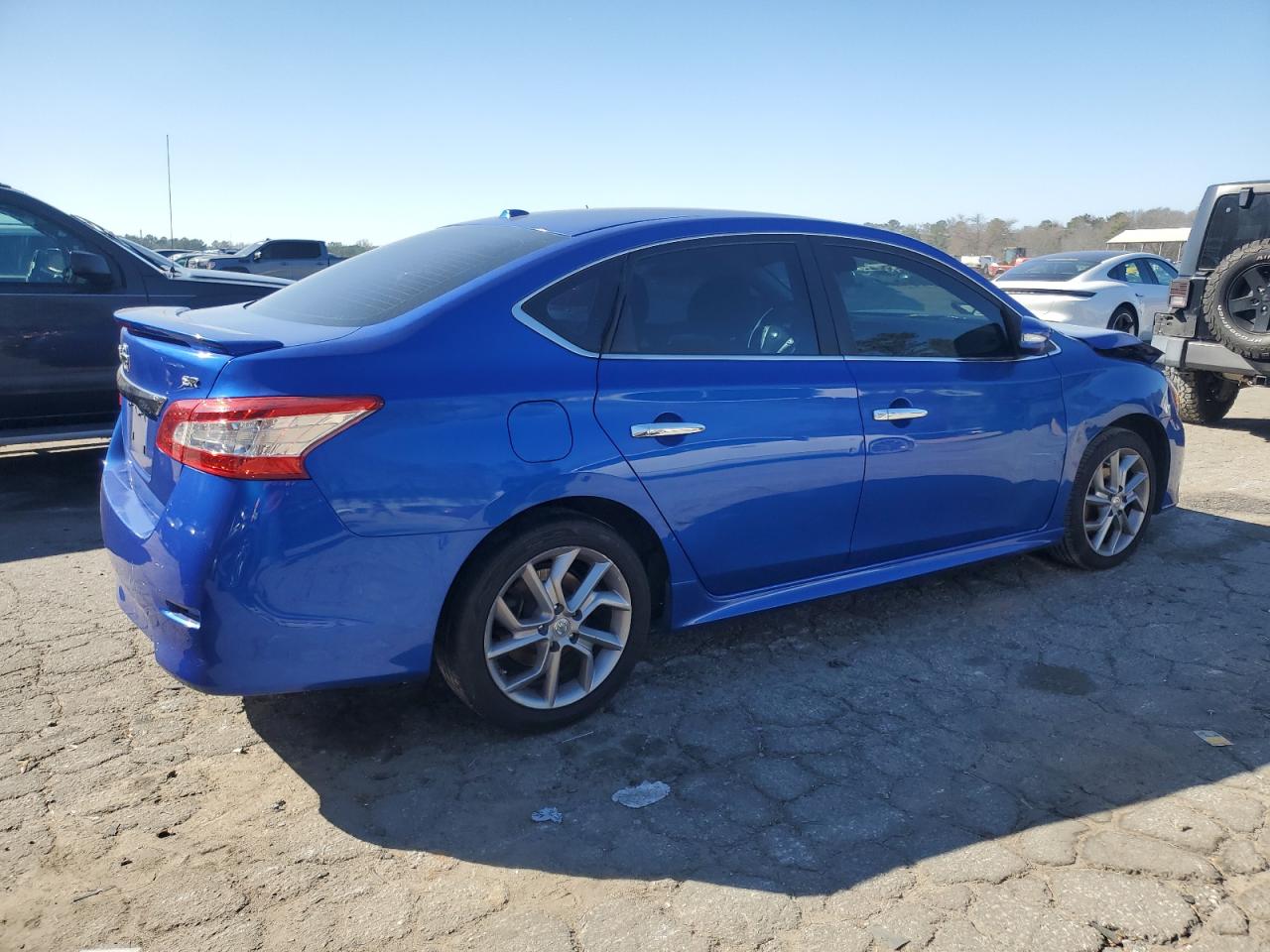 2015 Nissan Sentra VIN 3N1AB7AP7FY344171 Copart auction photo, front end damage thumbnail 3