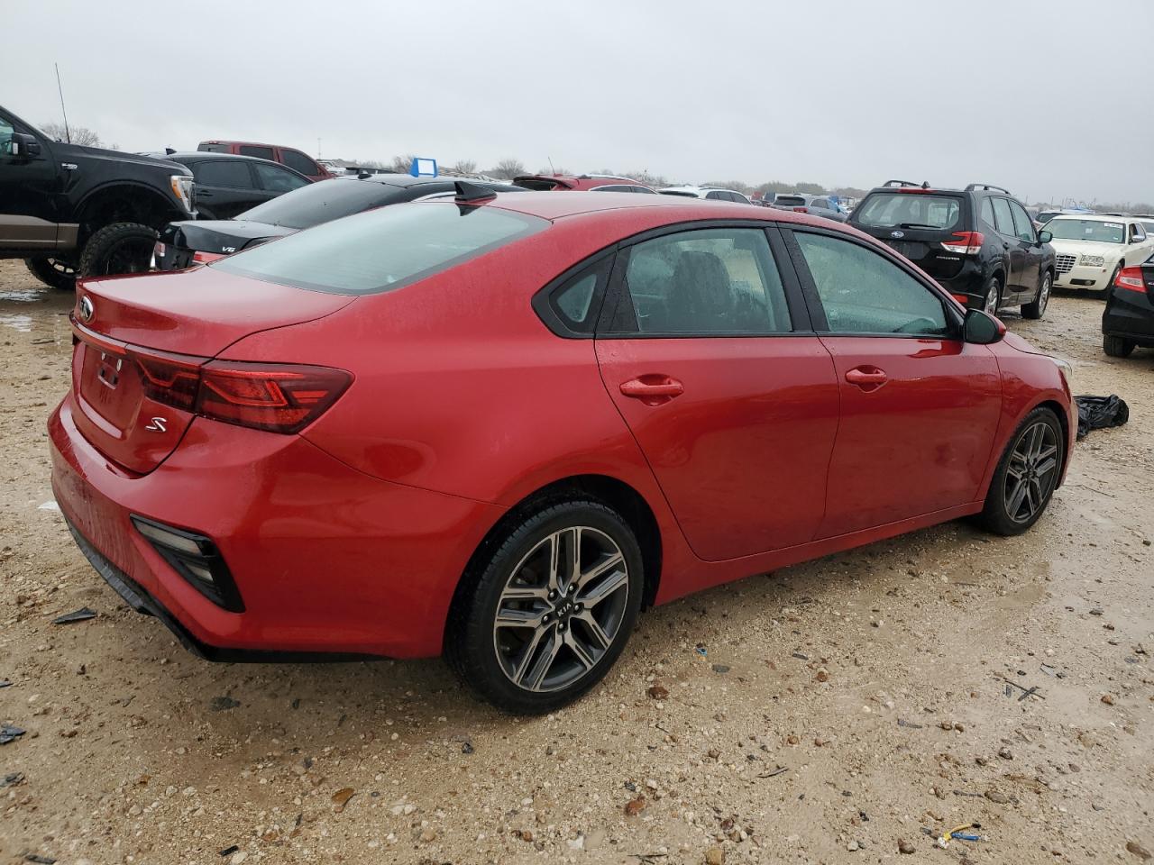 2019 KIA Forte VIN 3KPF34AD3KE050427 Copart auction photo, undercarriage / side damage thumbnail 3