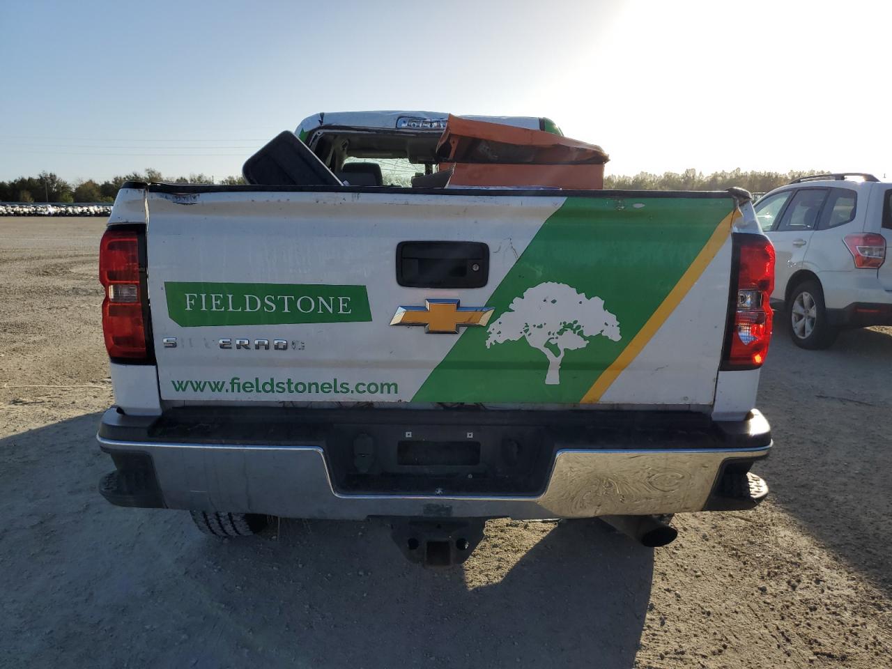2019 Chevrolet Silverado VIN 2GC2KREG5K1236065 Copart auction photo, top/roof / all over damage thumbnail 6
