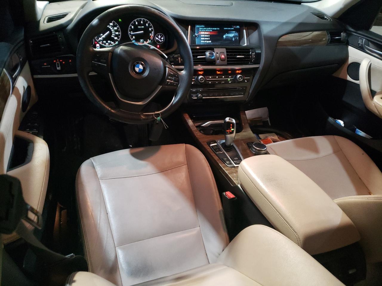 2017 BMW X3 VIN 5UXWX9C5XH0T10099 Copart auction photo, front end damage thumbnail 8
