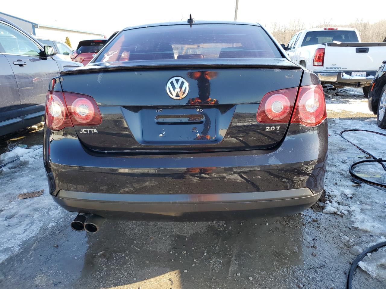 2010 Volkswagen Jetta VIN 3VWRA7AJ7AM018785 Copart auction photo, side / front end damage thumbnail 6
