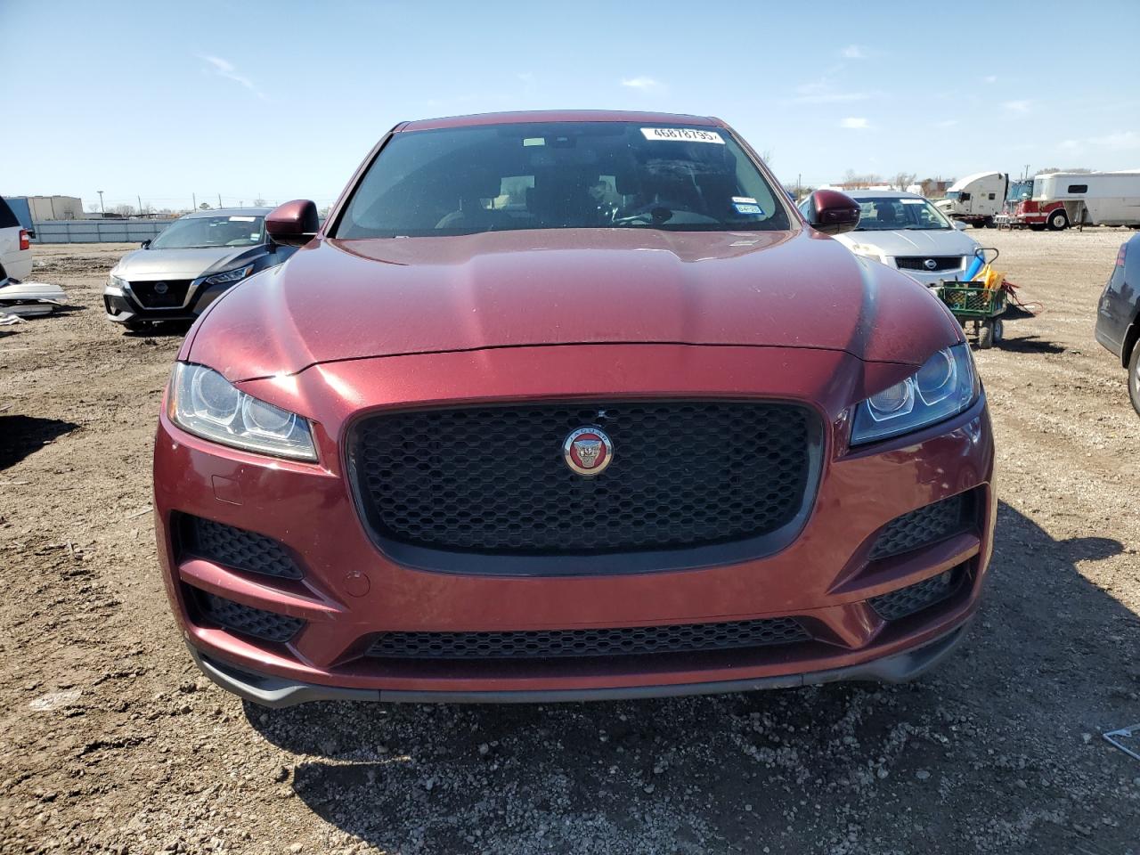 2017 Jaguar F-Pace VIN SADCK2BV0HA896774 Copart auction photo, mechanical damage thumbnail 5