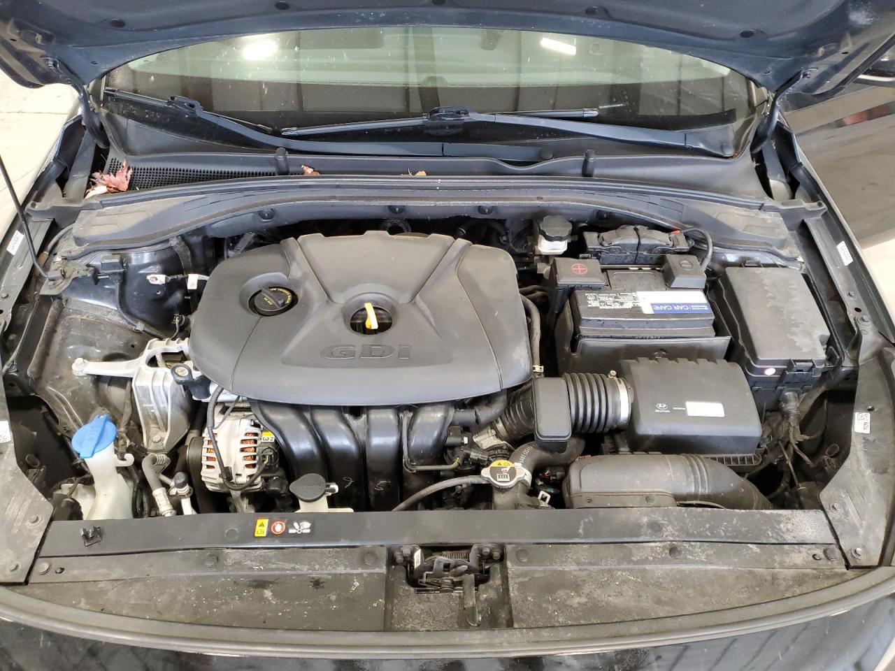 2019 Hyundai Elantra VIN KMHH35LE3KU108795 Copart auction photo, side damage thumbnail 11
