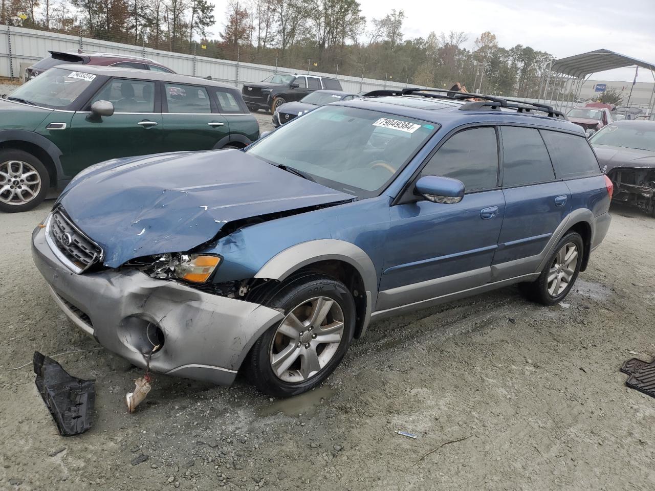 2005 Subaru Outback VIN 4S4BP86C754345607
