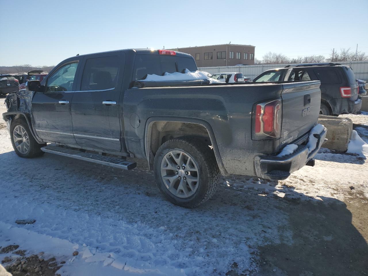 2018 GMC Sierra VIN 3GTU2NEC3JG393579 Copart auction photo, front end damage thumbnail 2