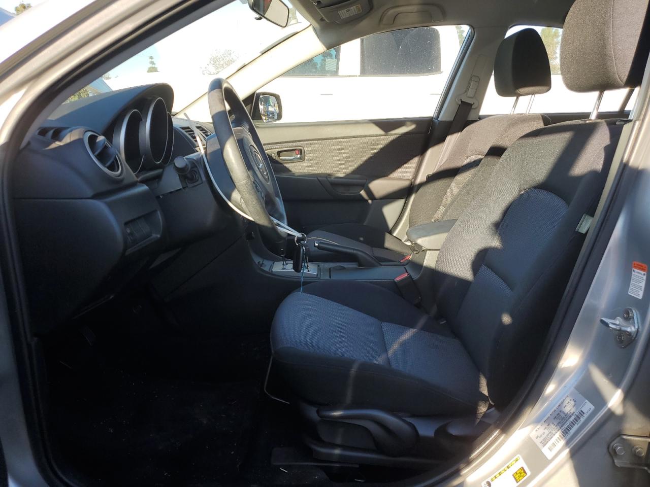 2009 Mazda 3 VIN JM1BK32G291217930 Copart auction photo, front end / side damage thumbnail 7