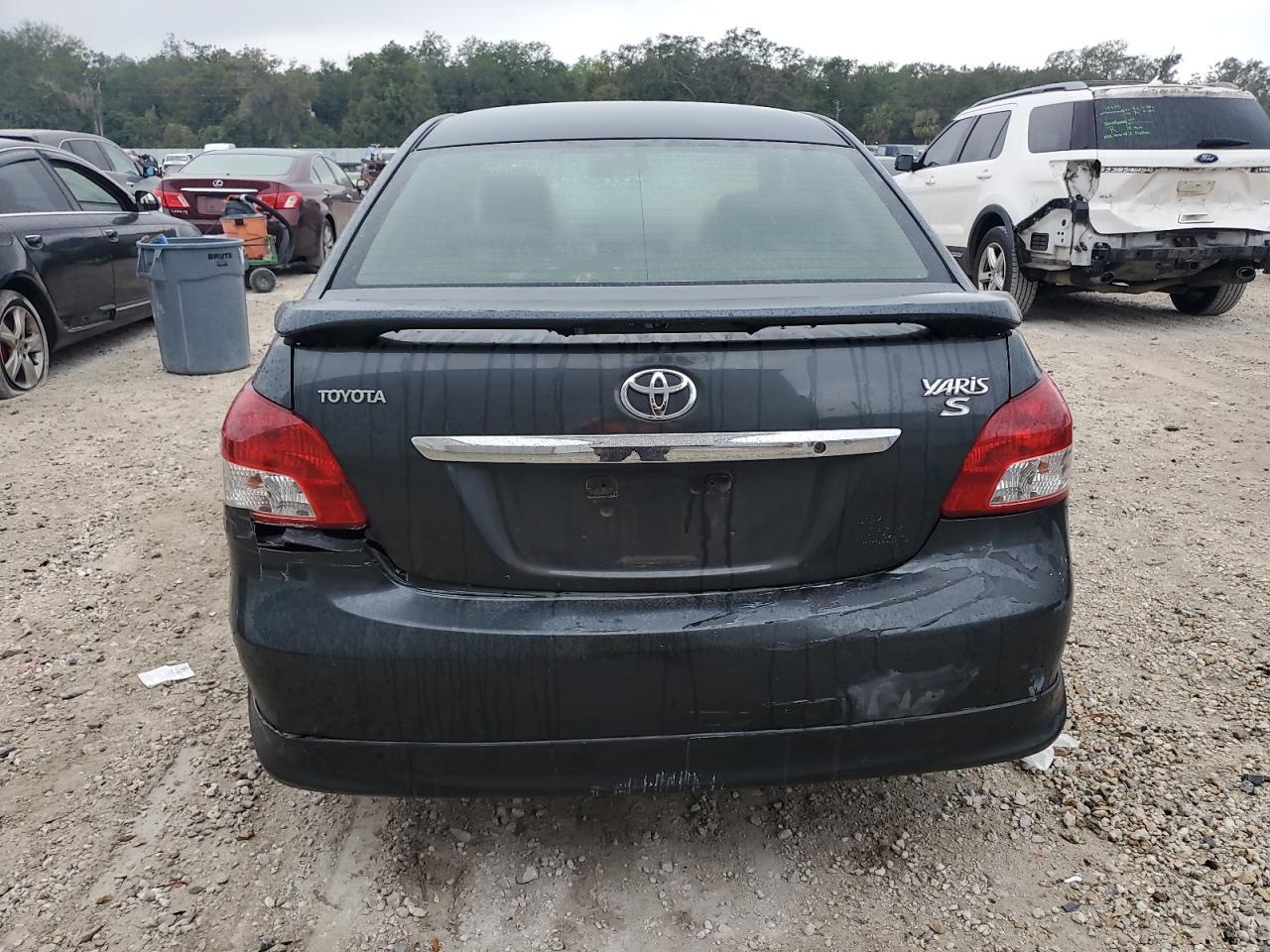 2008 Toyota Yaris VIN JTDBT923181222418 Copart auction photo, mechanical / minor dent/scratches damage thumbnail 6