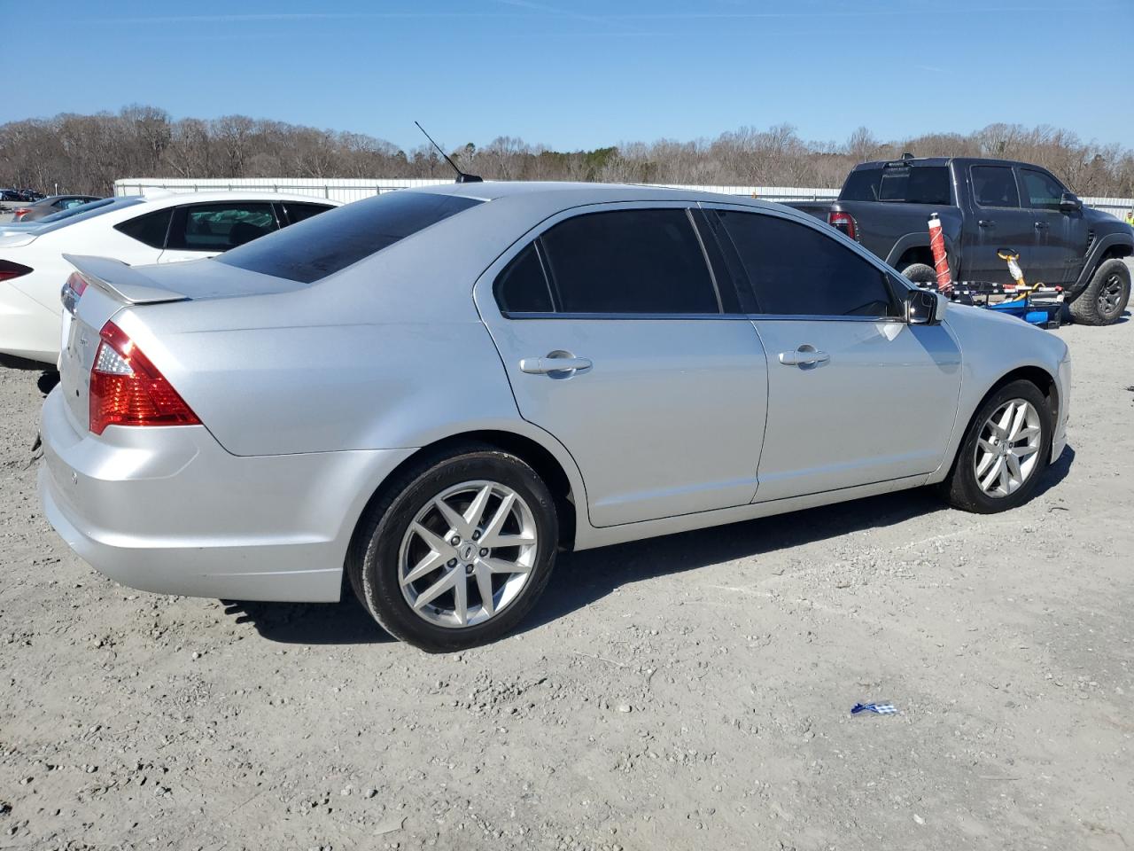 2012 Ford Fusion VIN 3FAHP0JA9CR429895 Copart auction photo, rear end damage thumbnail 3