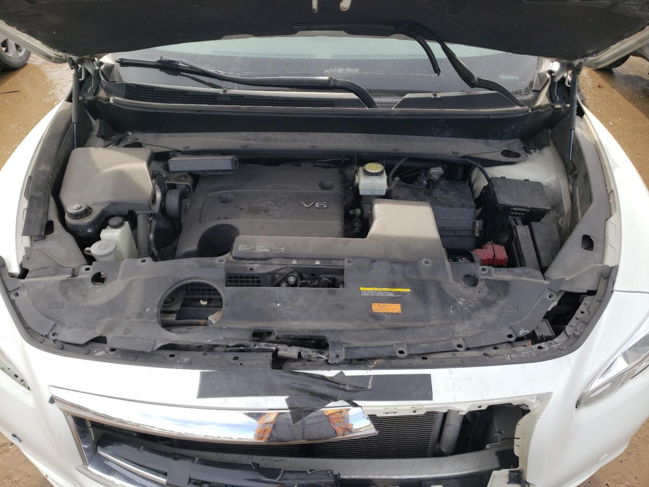 2013 Infiniti JX VIN 5N1AL0MM8DC318778 Copart auction photo, front end damage thumbnail 11