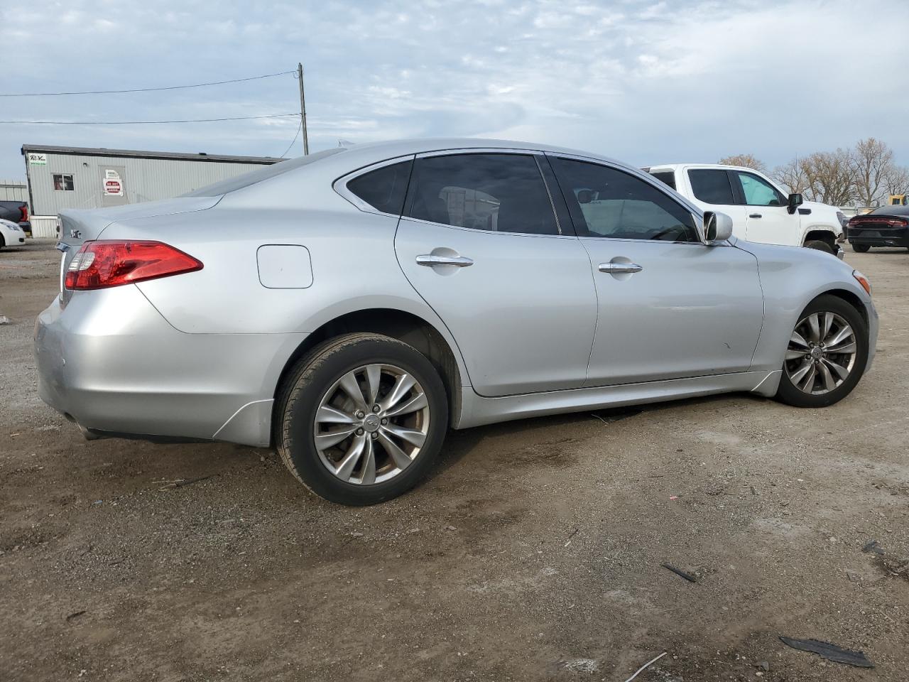 2013 Infiniti M VIN JN1BY1AR3DM602865 Copart auction photo, front end damage thumbnail 3