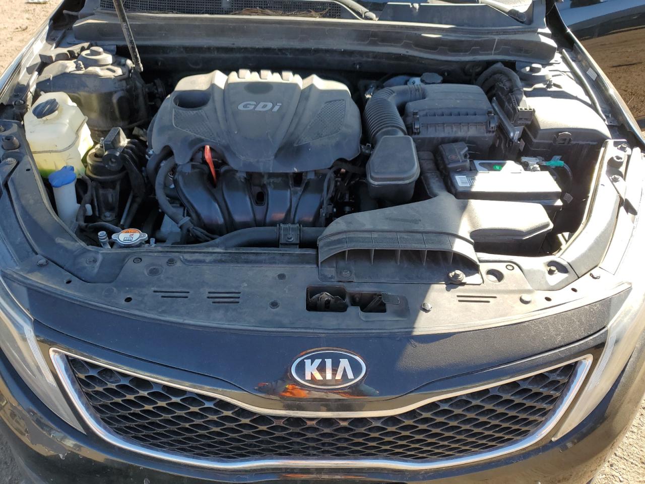 2015 KIA Optima VIN 5XXGM4A72FG481253 Copart auction photo, front end / vandalism damage thumbnail 11