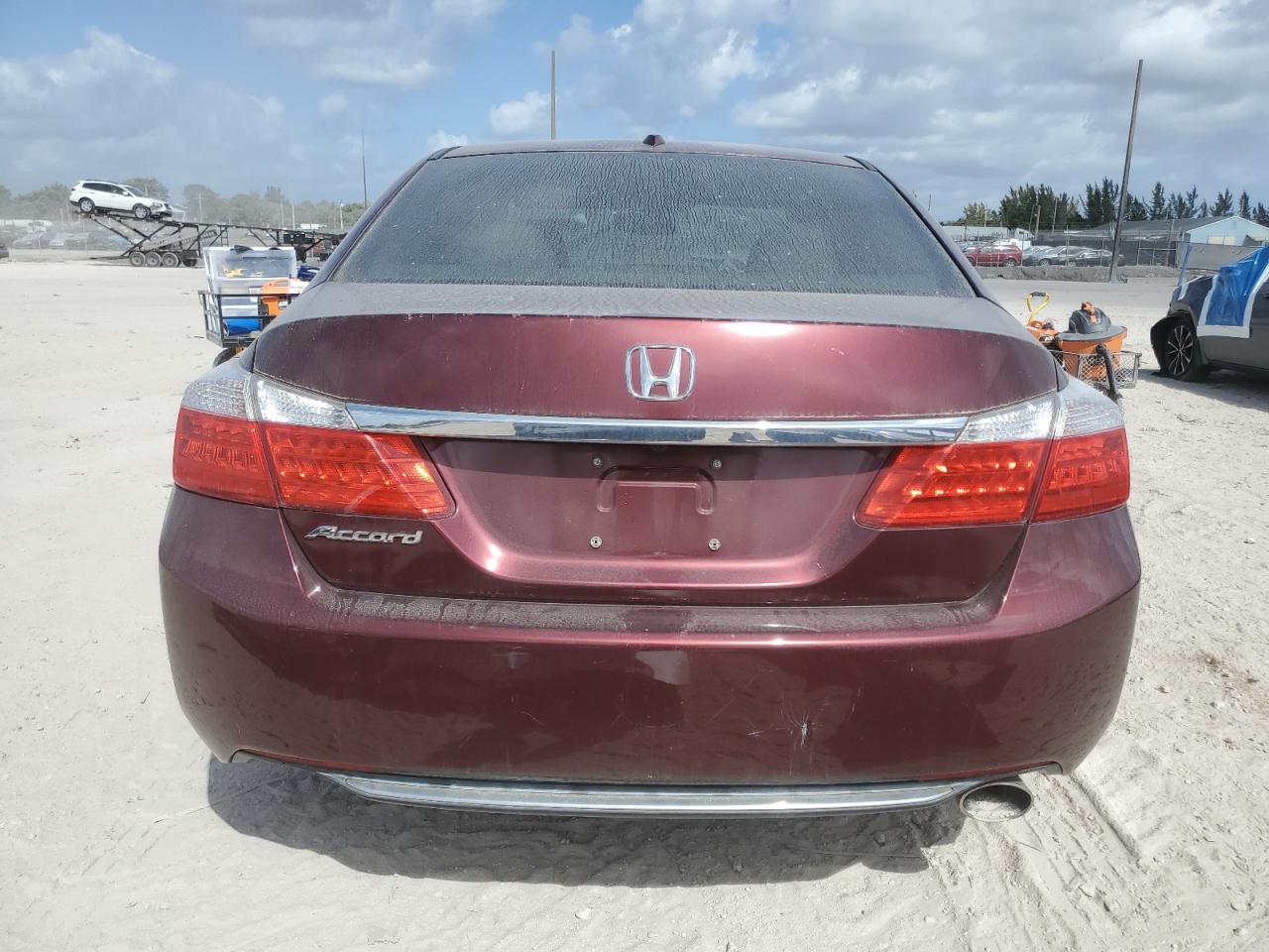 2013 Honda Accord VIN 1HGCR2F87DA124148 Copart auction photo, water/flood / stripped damage thumbnail 6