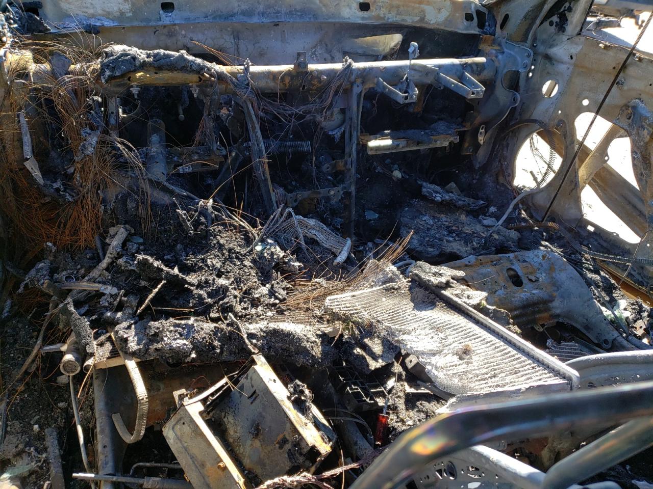 2018 Chevrolet Impala VIN 2G1105S31J9126070 Copart auction photo, burn damage thumbnail 8