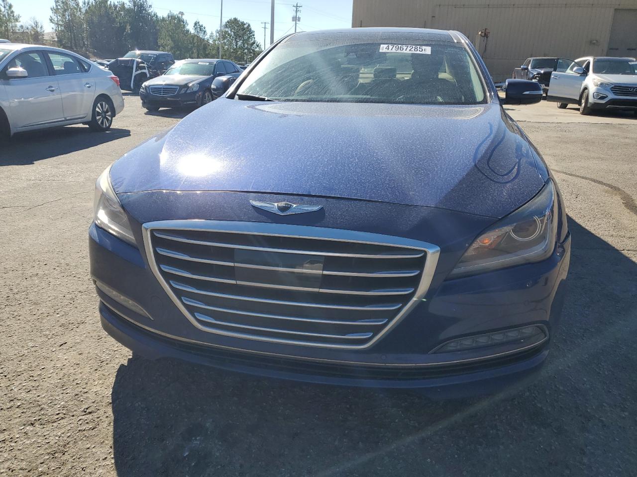 2017 Genesis G80 VIN KMHGN4JF7HU181009 Copart auction photo, rear end damage thumbnail 5