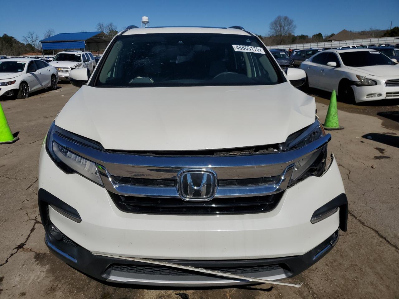 2019 Honda Pilot VIN 5FNYF5H95KB022419 Copart auction photo, all over damage thumbnail 5