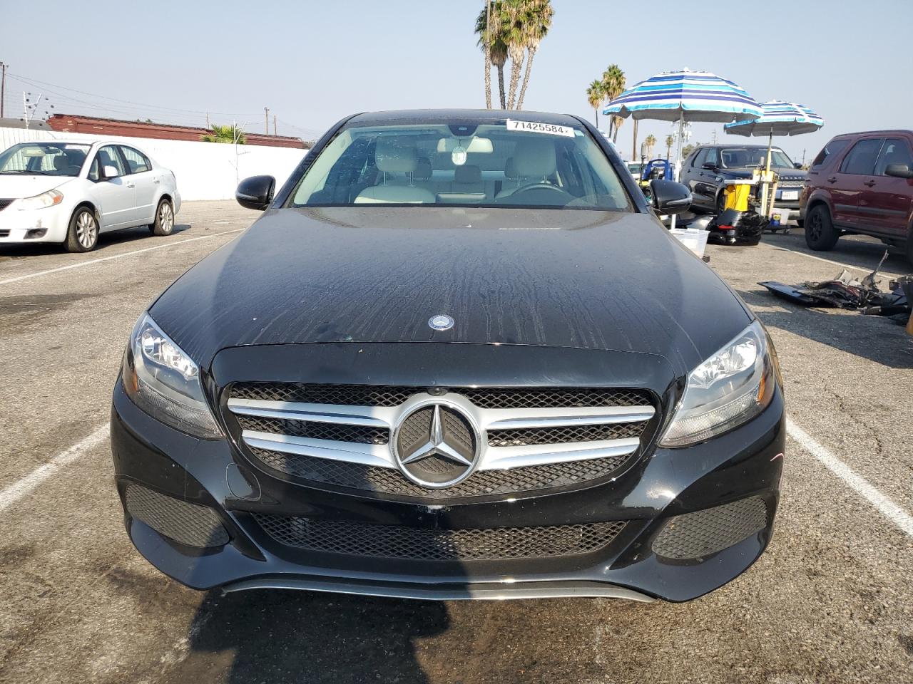 2017 Mercedes-Benz C-klasse VIN 55SWF4JB3HU211589 Copart auction photo, rear end damage thumbnail 5