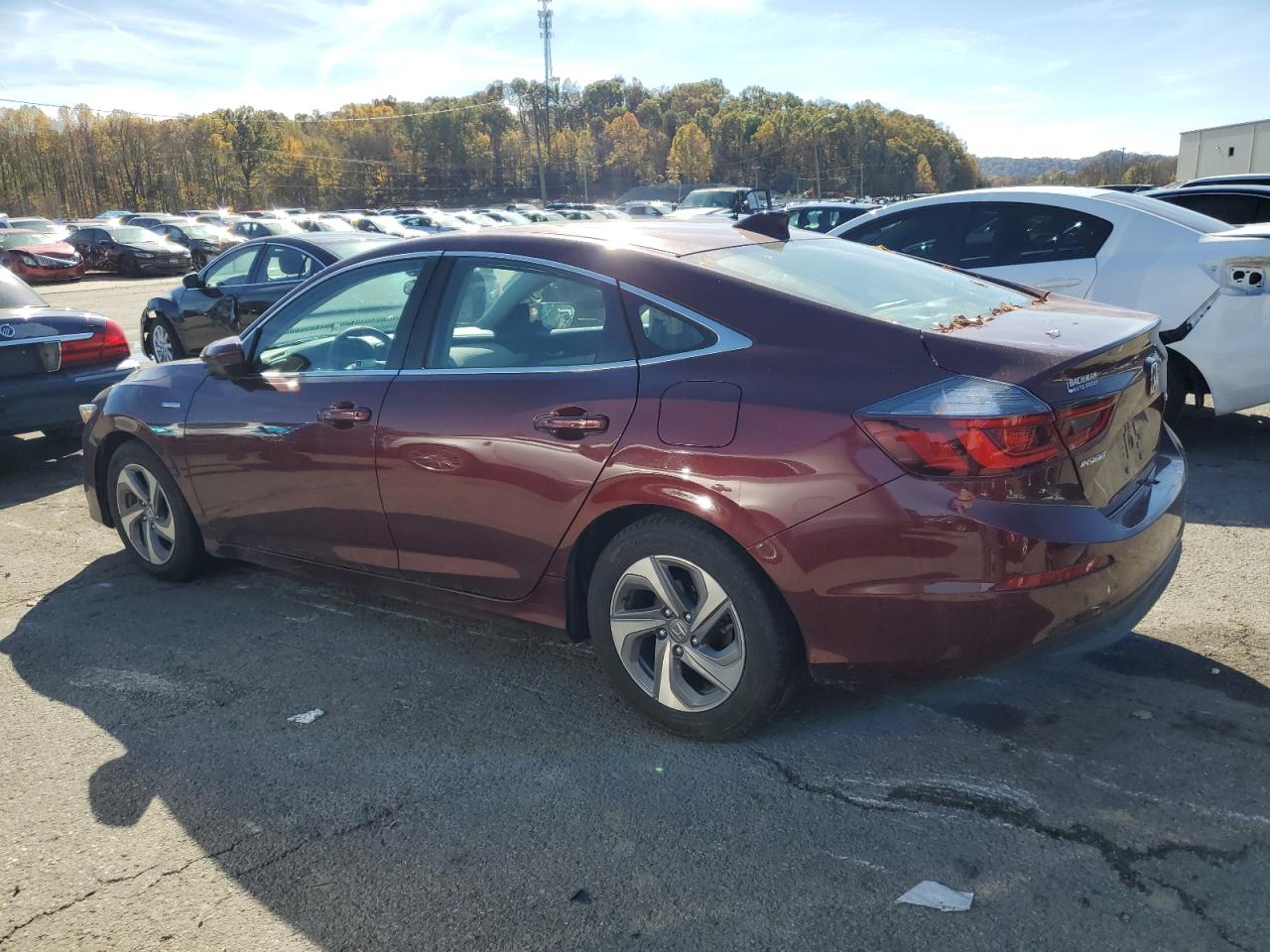 2020 Honda Insight VIN 19XZE4F51LE008798 Copart auction photo, rear end / minor dent/scratches damage thumbnail 2