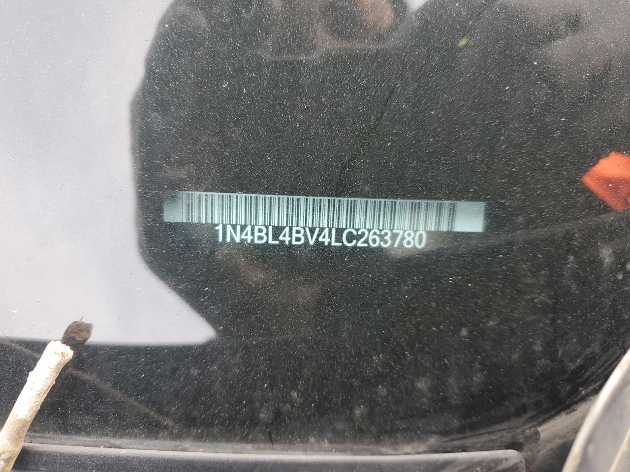 2020 Nissan Altima VIN 1N4BL4BV4LC263780 Copart auction photo, side / front end damage thumbnail 14