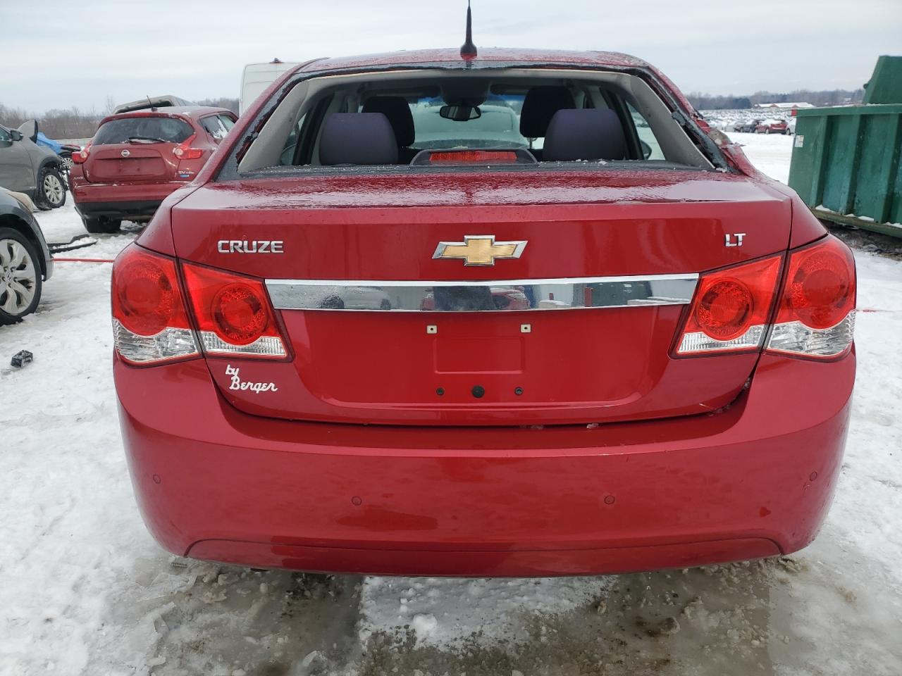 2012 Chevrolet Cruze VIN 1G1PF5SC9C7279017 Copart auction photo, hail damage thumbnail 6