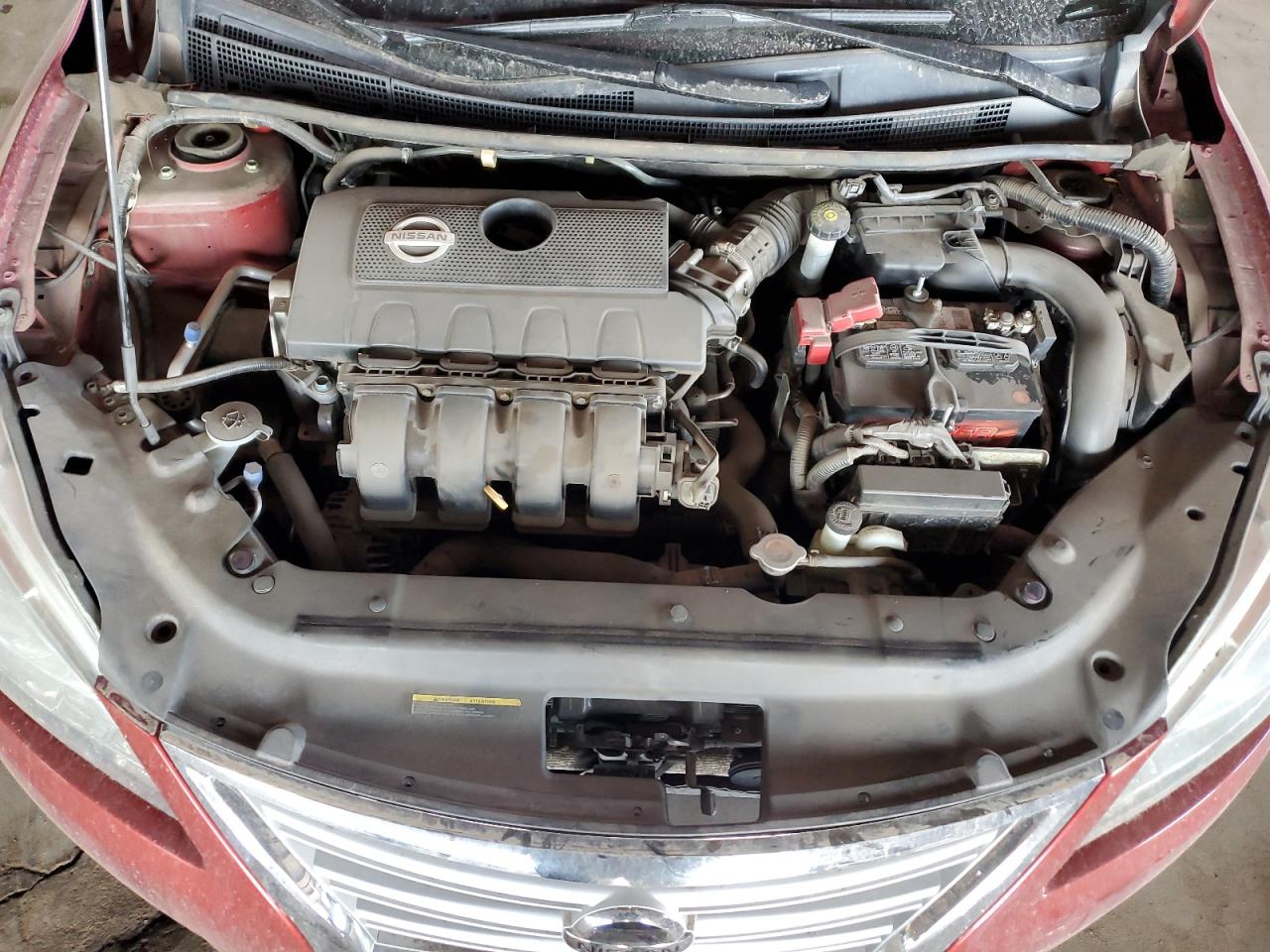 2015 Nissan Sentra VIN 3N1AB7AP0FL661738 Copart auction photo, rear end damage thumbnail 11