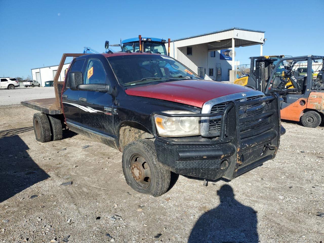 2007 Dodge RAM VIN 3D6WH48AX7G782489 Copart auction photo, all over damage thumbnail 4