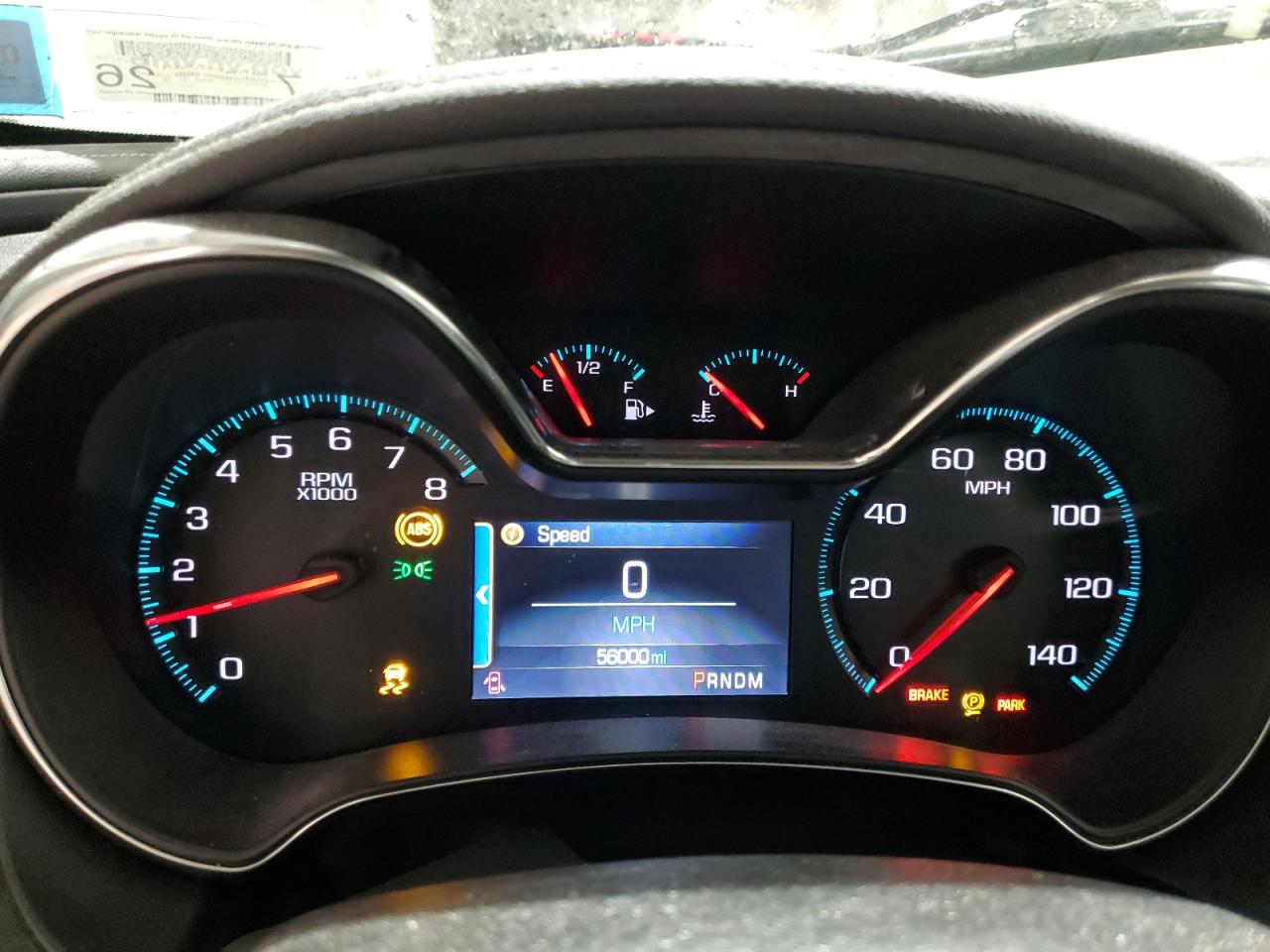 2014 Chevrolet Impala VIN 2G1125S37E9106874 Copart auction photo, front end / side damage thumbnail 9