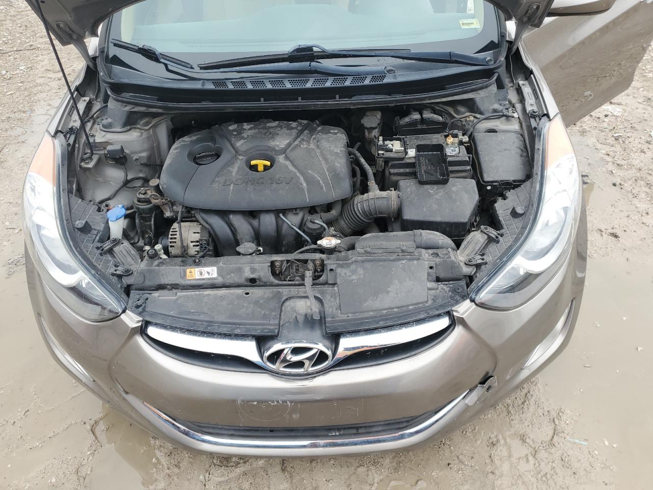 2013 Hyundai Elantra VIN 5NPDH4AE1DH290964 Copart auction photo, rear end damage thumbnail 11