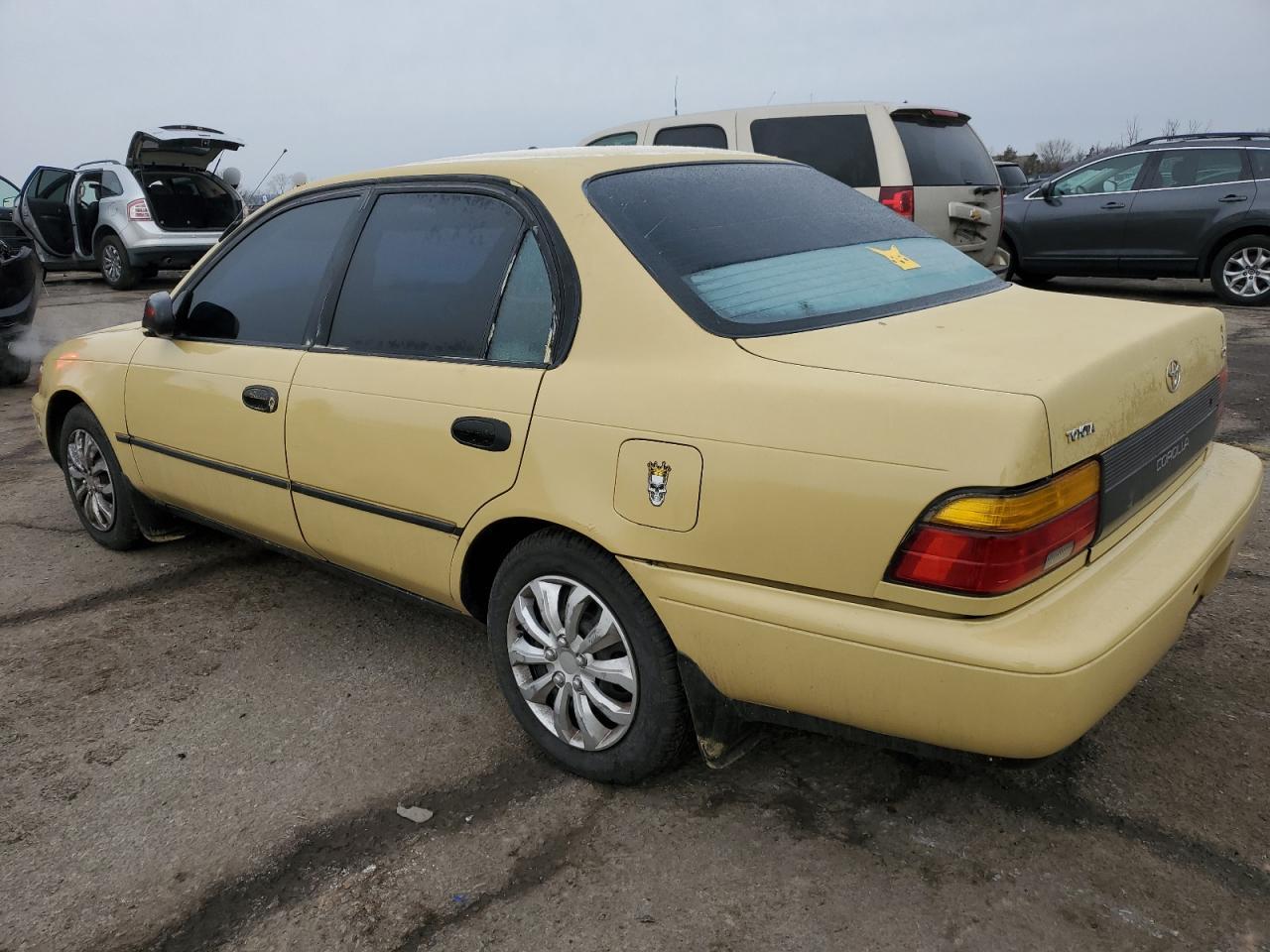 1995 Toyota Corolla VIN 1NXAE09B6SZ249422 Copart auction photo, side damage thumbnail 2