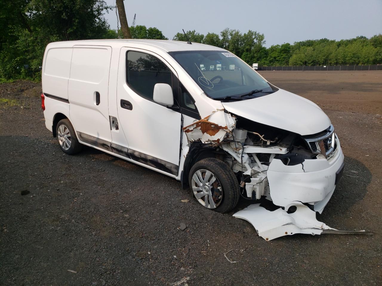2016 Nissan NV VIN 3N6CM0KN1GK696071 Copart auction photo, front end / side damage thumbnail 4