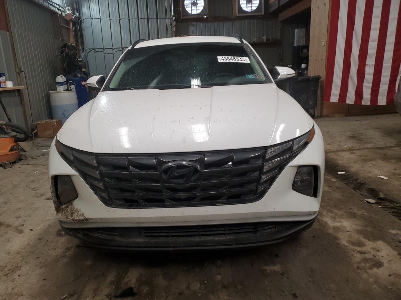 2022 Hyundai Tucson VIN 5NMJBCAEXNH036800 Copart auction photo, side damage thumbnail 5