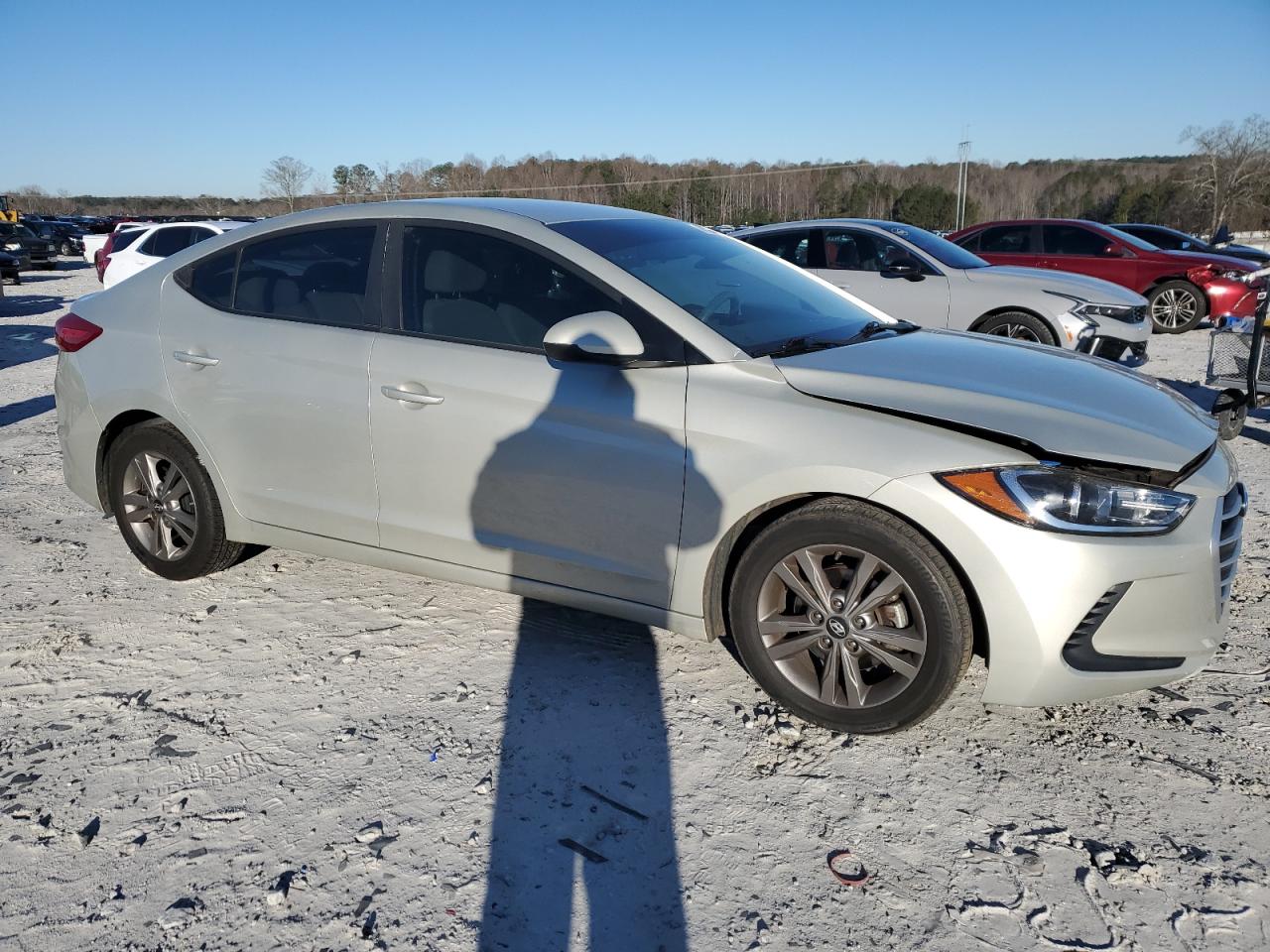 2017 Hyundai Elantra VIN 5NPD84LF4HH179336 Copart auction photo, front end damage thumbnail 4