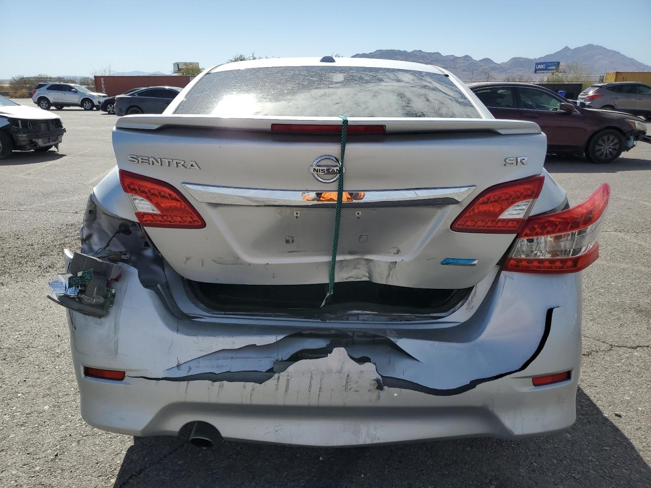 2014 Nissan Sentra VIN 3N1AB7AP0EY312774 Copart auction photo, rear end damage thumbnail 6