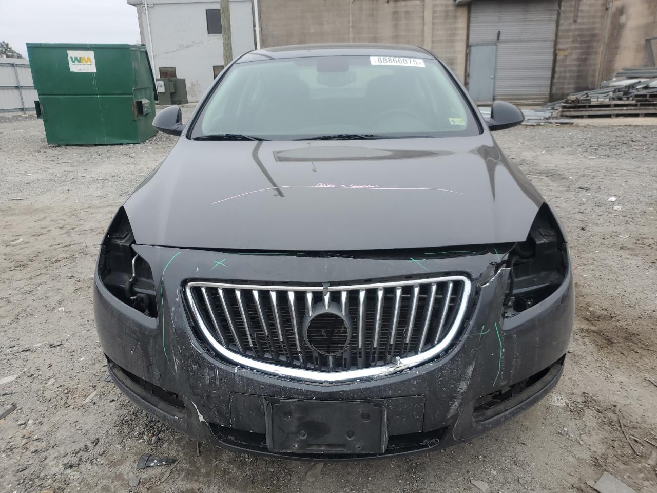 2011 Buick Regal VIN W04G15GVXB1117179 Copart auction photo, front end / minor dent/scratches damage thumbnail 5