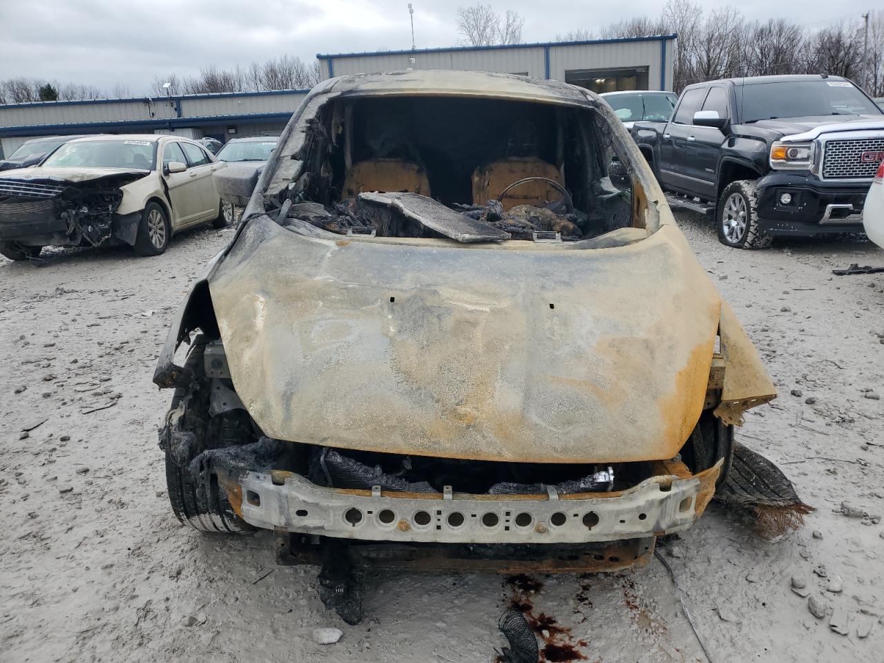 2015 Ford Escape VIN 1FMCU9G90FUC35103 Copart auction photo, burn damage thumbnail 5