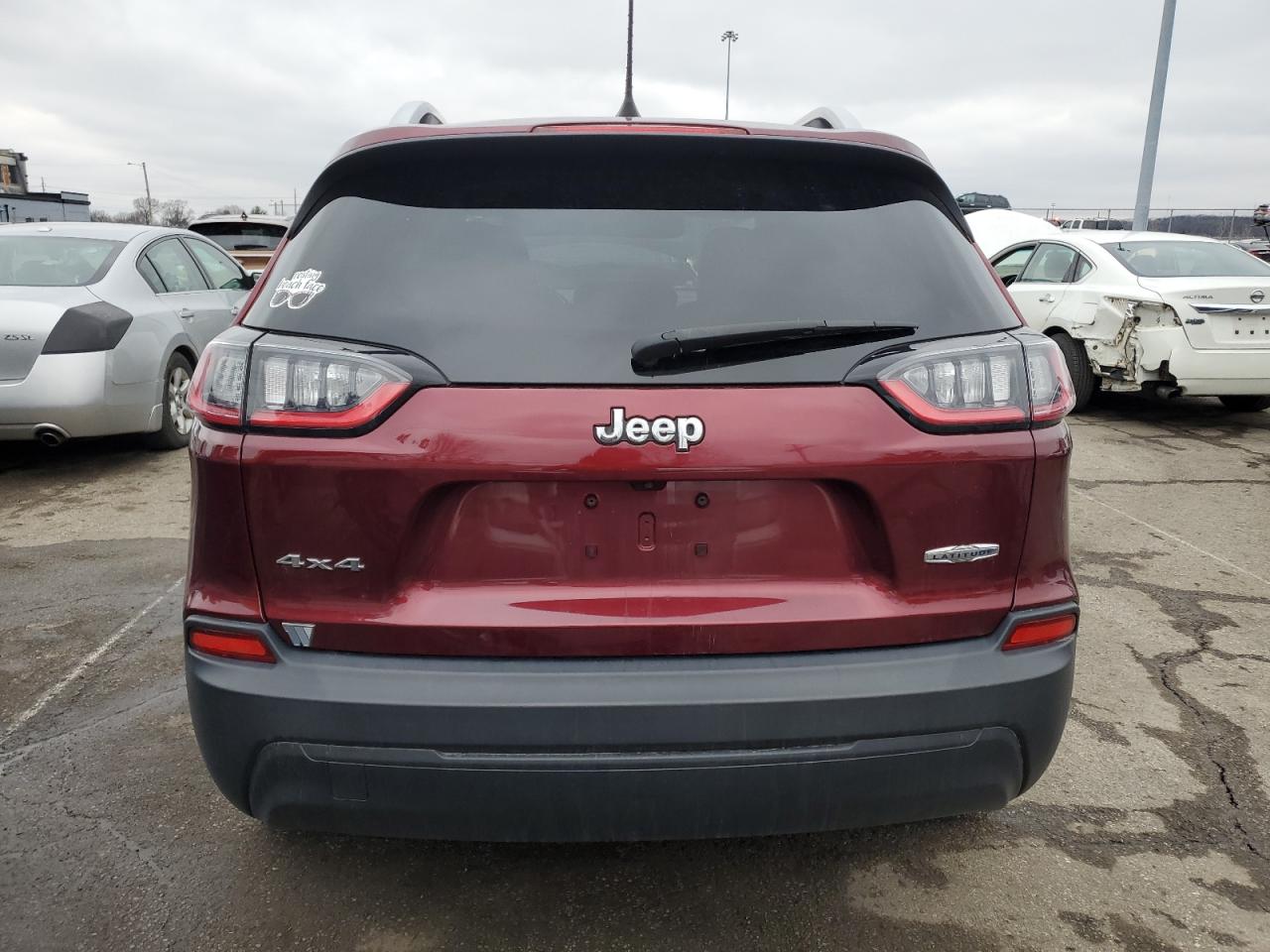 2019 Jeep Grand Cherokee VIN 1C4PJMLBXKD131304 Copart auction photo, front end / side damage thumbnail 6