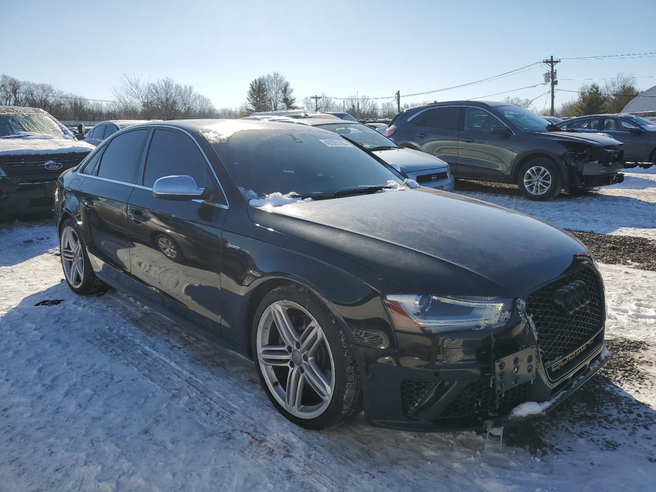 2016 Audi RS4 VIN WAUBGAFL4GA009071 Copart auction photo, side damage thumbnail 4