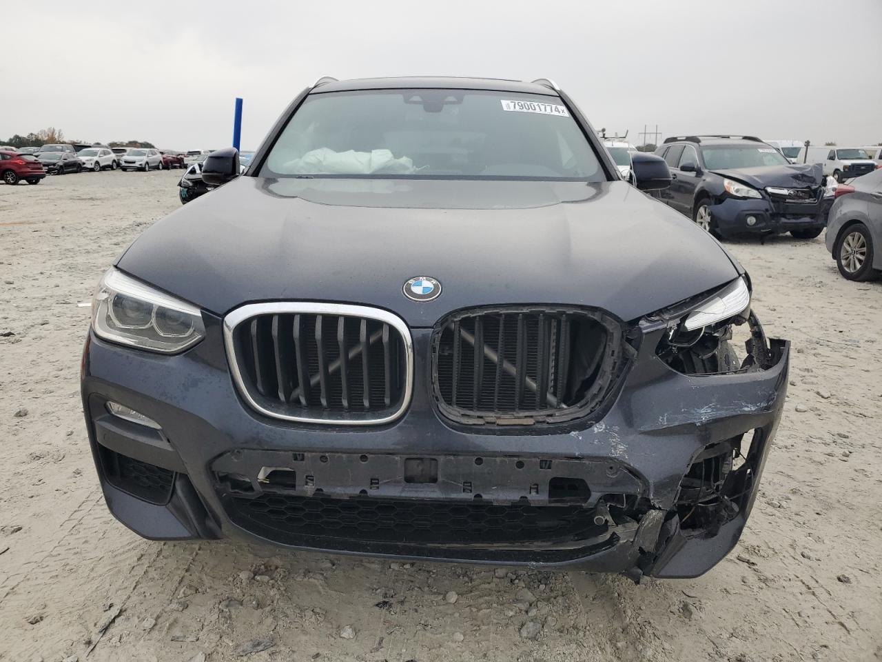 2019 BMW X3 VIN 5UXTR7C53KLE88964 Copart auction photo, front end / side damage thumbnail 5